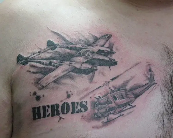 helicopter in Tattoos  Search in 13M Tattoos Now  Tattoodo