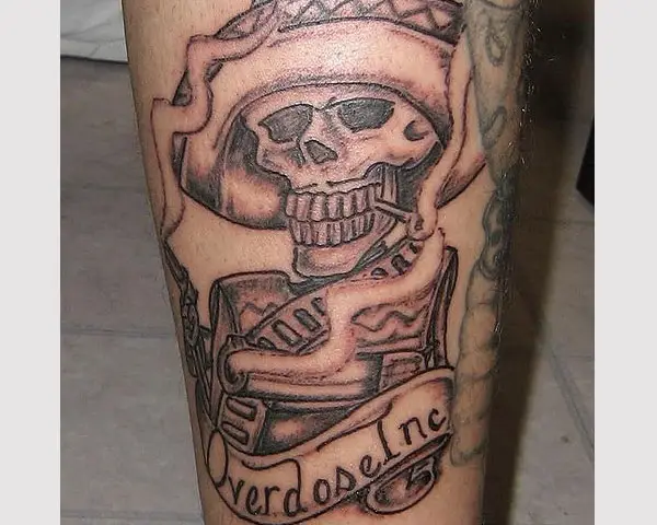 Mexican Skull Tattoo