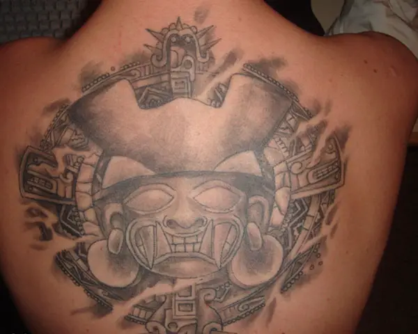 Stone Face Hispanic Tattoo