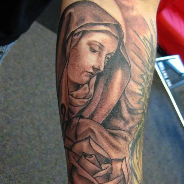 Virgin Mary Tattoos - 35 Inspirational Collections | Design Press