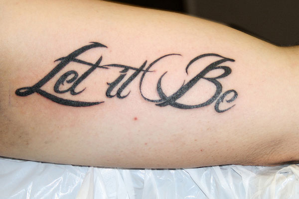 What Does Let It Be Tattoo Mean  Represent Symbolism