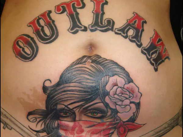 Belly Outlaw Tattoo