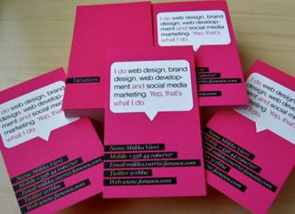 30 Sweet Pink Business Cards