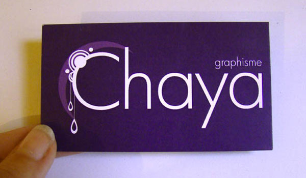 Chaya Business Card