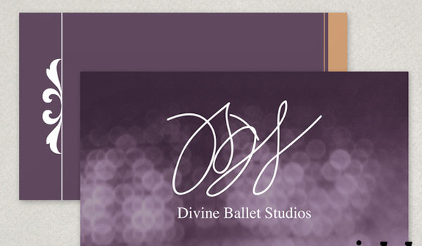 Elegant Ballet Business Card