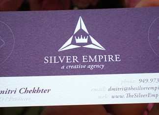 30 Purple Business Cards For Your Inspiration