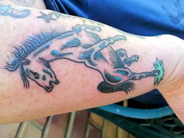 Stallion Tattoo On Arm