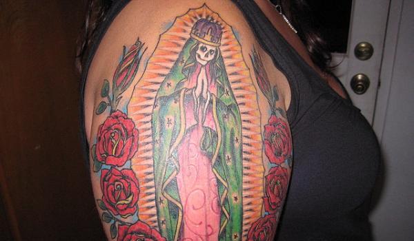 Dead Virgin Mary Tattoo