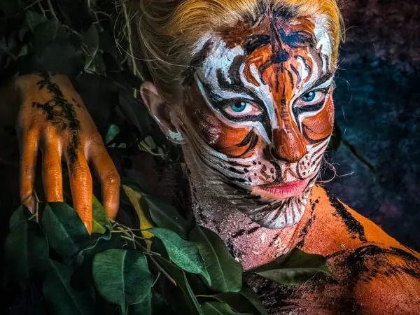 Was mistake tiger body paint good Tiger body paint apologise