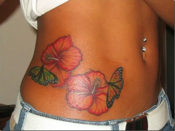 Hawaiian Hibiscus Tattoo
