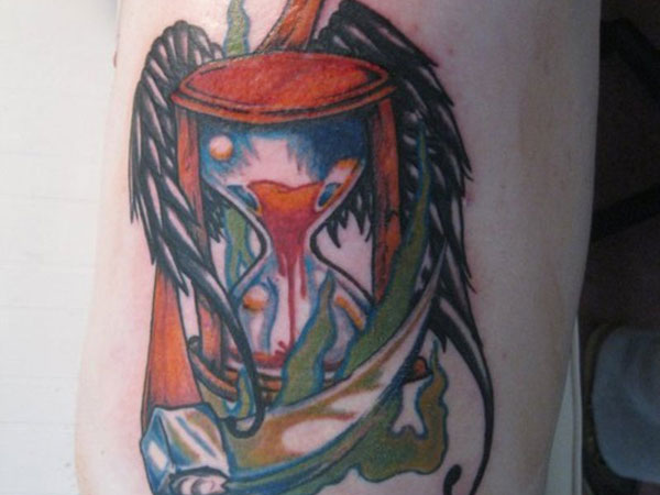 Cool Hourglass Tattoo