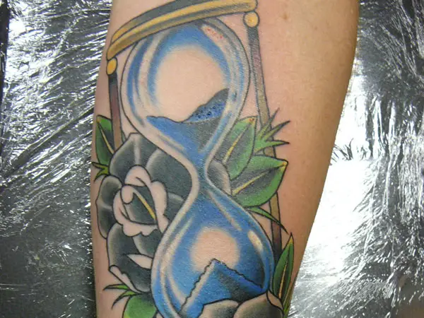 Hourglass And Roses