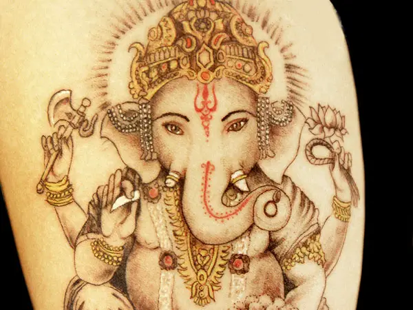 Ganesha Custom Tattoo