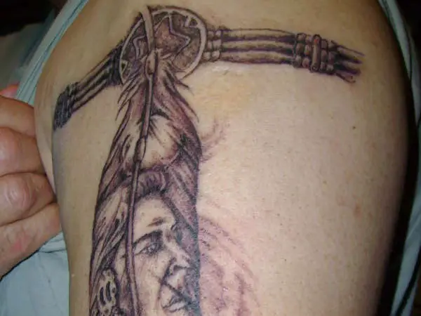 native american forearm band tattoos for men