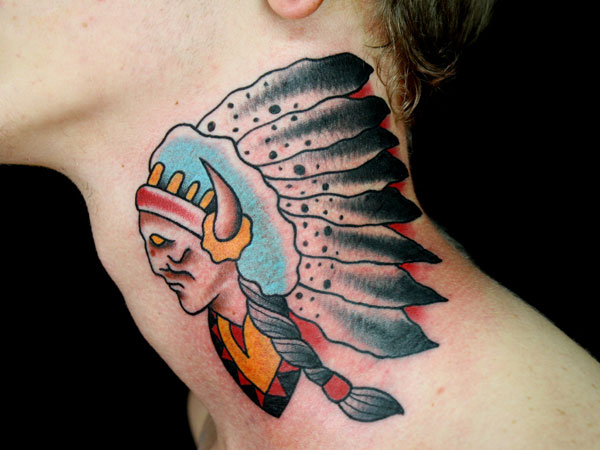 Indian Head Tattoo