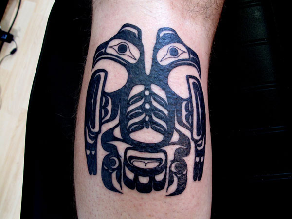 Indian Leg Tattoo