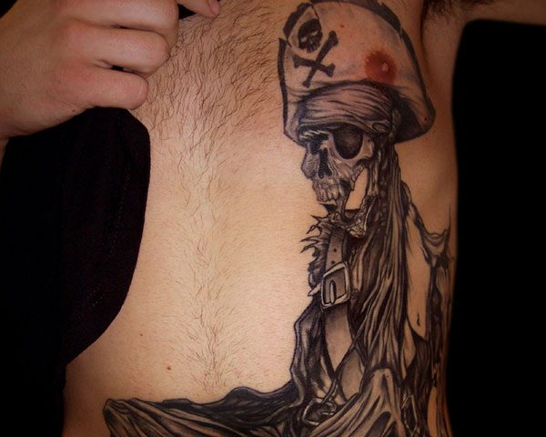 Oldschool pirate tattoo by GenocideAl on DeviantArt