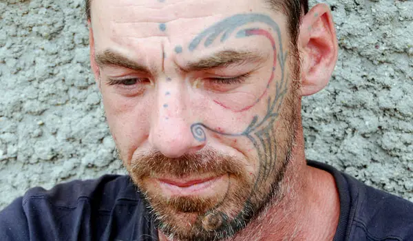 Loathsome Face Tattoo