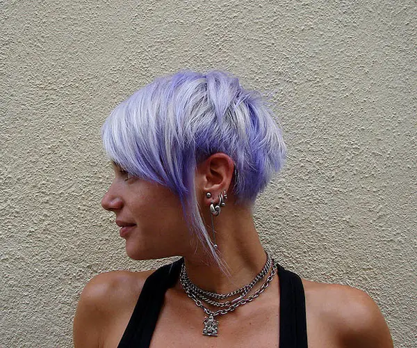 Purple Hairdo