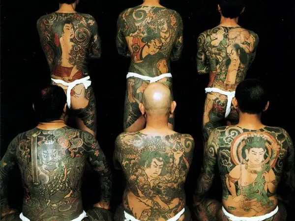 Free asian yakuza triad gang tattoos flash