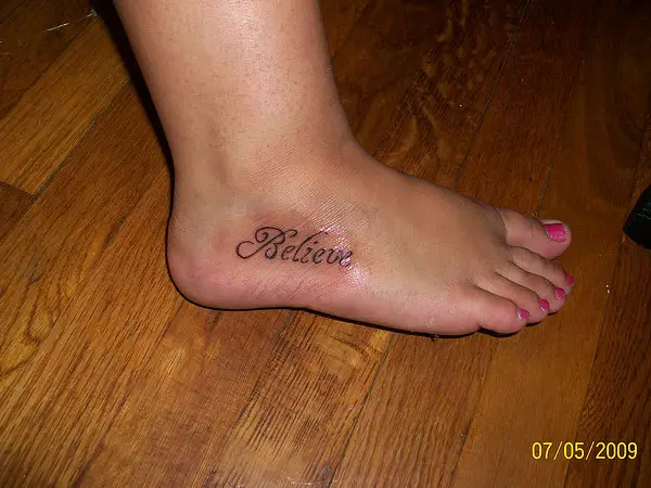 Tattoo On My Foot