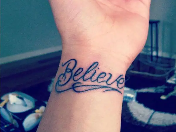 Believe Tattoo Designs  Design Talk