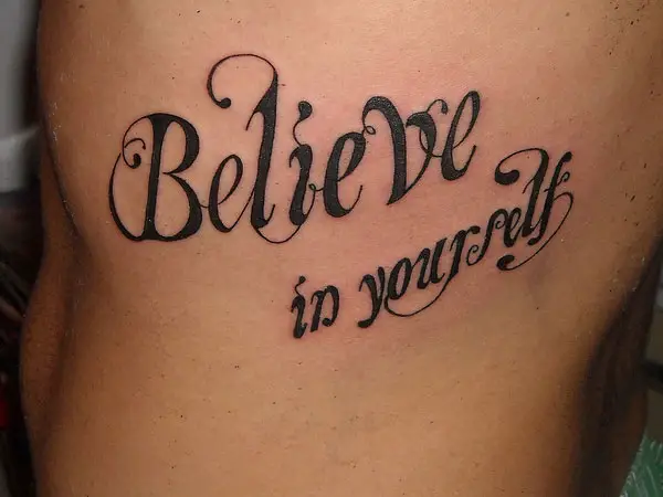 Really Inspirational Believe Tattoos  Design Press