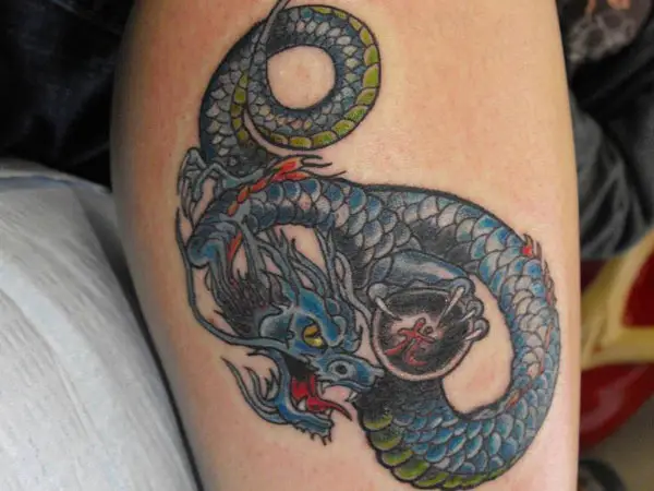 Blue Serpent Dragon