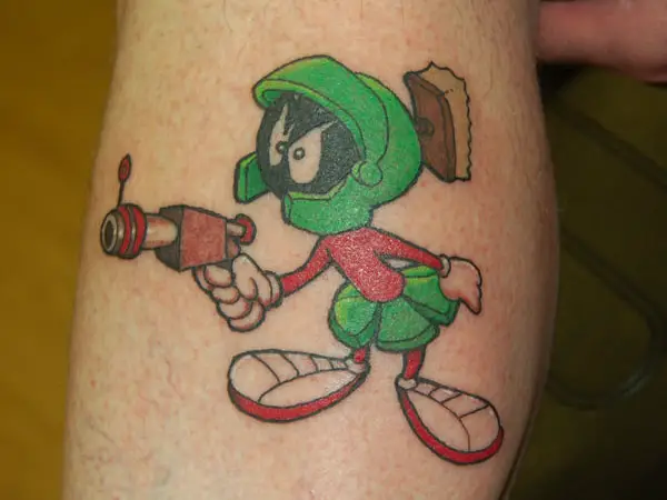 Cartoon Calf Tattoo