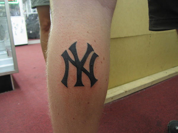 NY Calf Tattoo