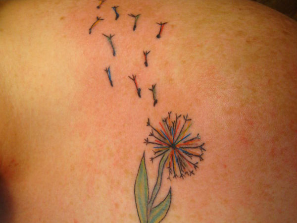 30 Colorful Dandelion Tattoo Designs With Meaning 2023