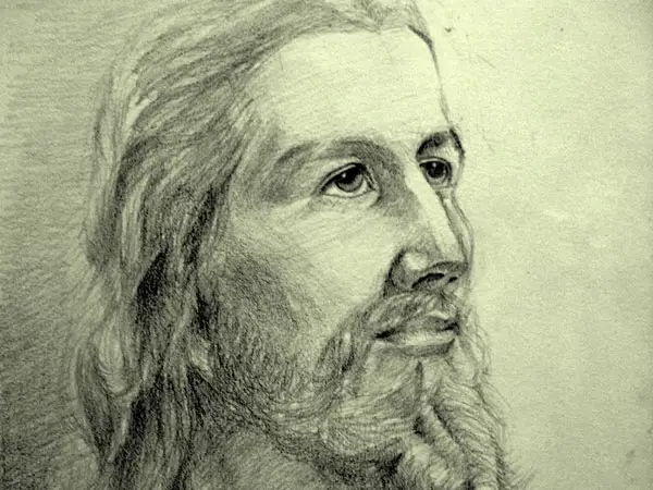 Sketch Of Jesus