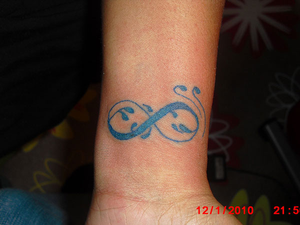 Blue Infinity Symbol