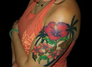 30 Artistic Hawaiian Flower Tattoos