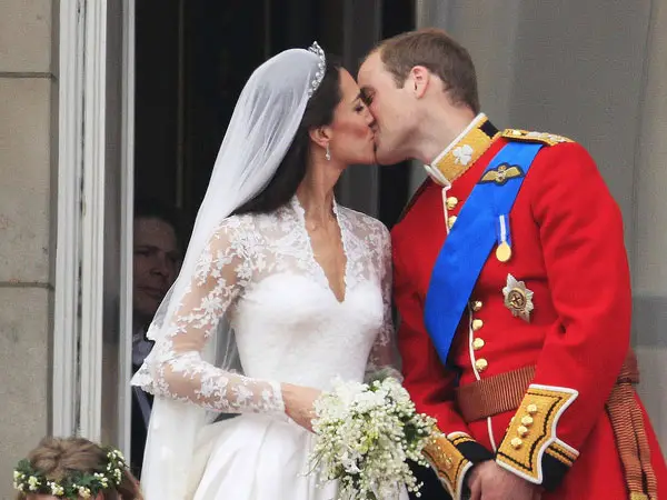 The Royal Couple Kiss