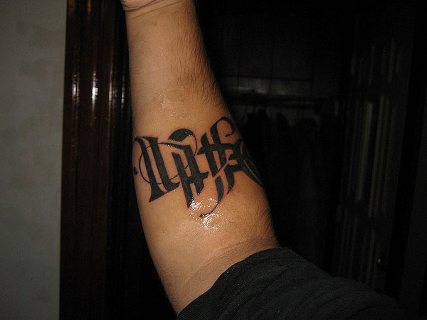 Black Arm Tattoo