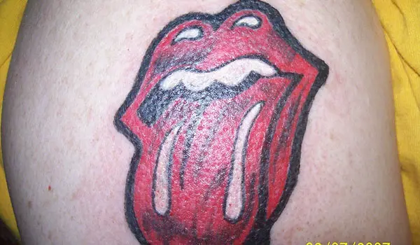 Evil Lips Tattoo