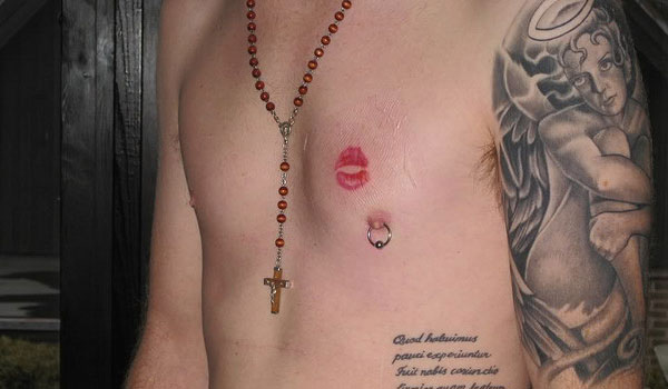 Sexy Chest Tattoo