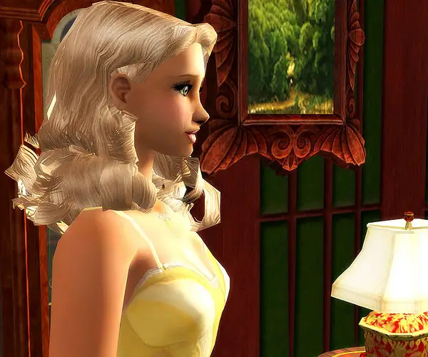 Golden Sims 3 Hairstyle