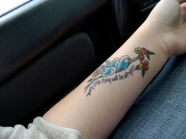 Hopeful Spring Tattoo