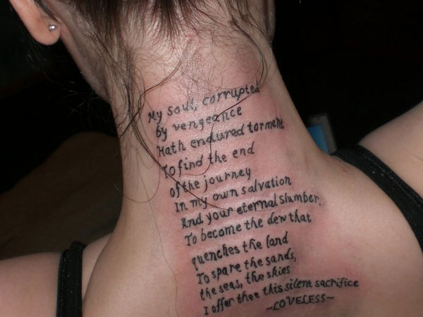 Religious Quote Tattoo