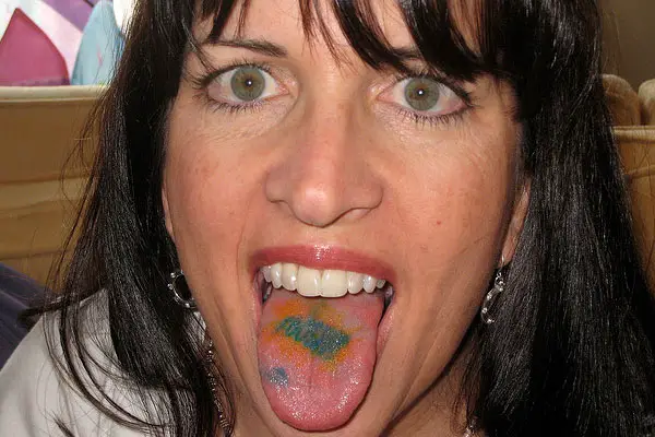 Weird Tongue Tattoo