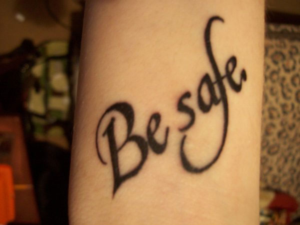 Forearm Quote Tattoo