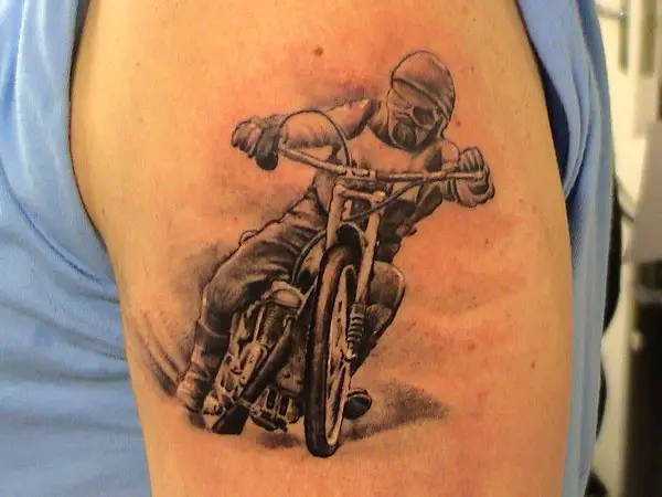 Simple Bike Tattoo