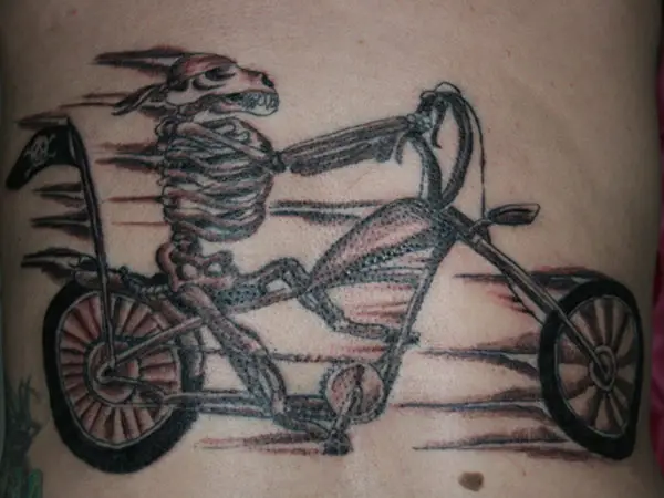 Symbolic Biker Tattoo