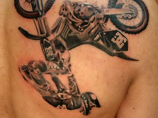 Cool Biker Tattoo