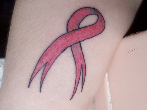 32 Pretty Cancer Ribbon Tattoos On Wrist  Tattoo Designs  TattoosBagcom