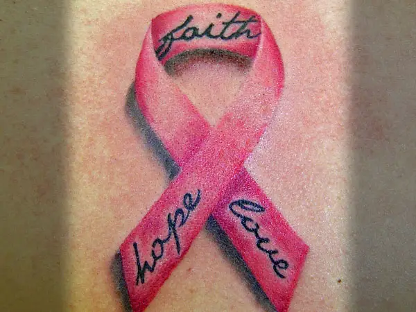 Pink Breast Cancer Ribbon