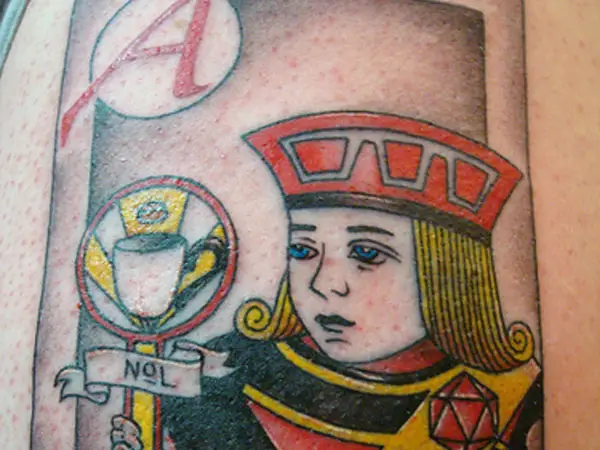 A King Card Tattoo