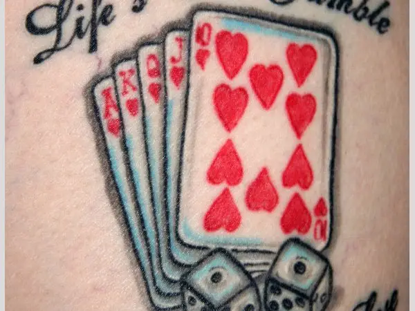 Top 87 Playing Card & Poker Tattoo Ideas [2021 Inspiration Guide]